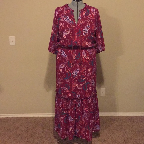 nell floral maxi dress